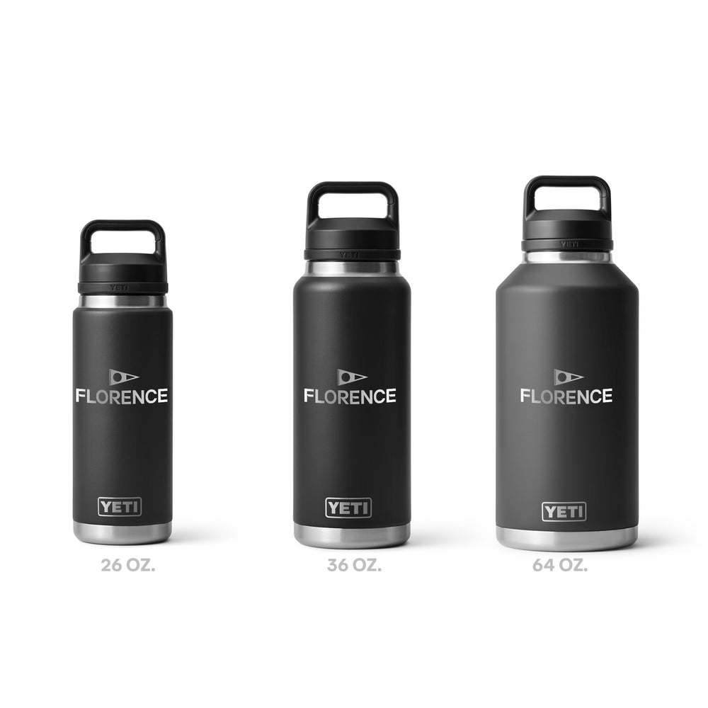 Color:Black-Yeti x Florence Marine X Rambler 26 oz Bottle with Chug Cap -alt
