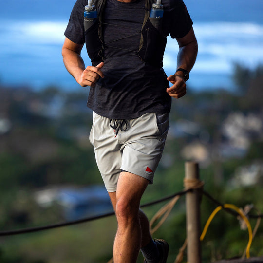 Color:Light Grey-Florence Airtex 2 in 1 Utility Short