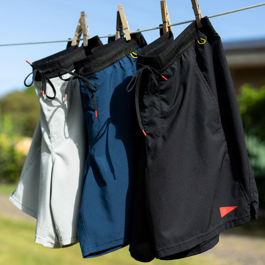 Color:Black-Florence Airtex Short -alt