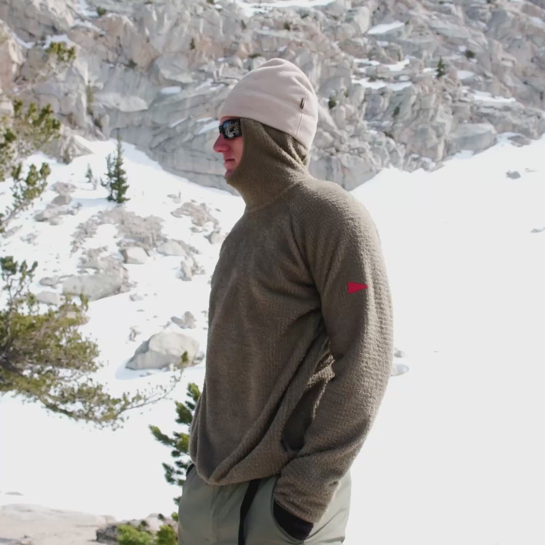 Color:Pumice-Polartec® Alpha Direct Hooded Fleece