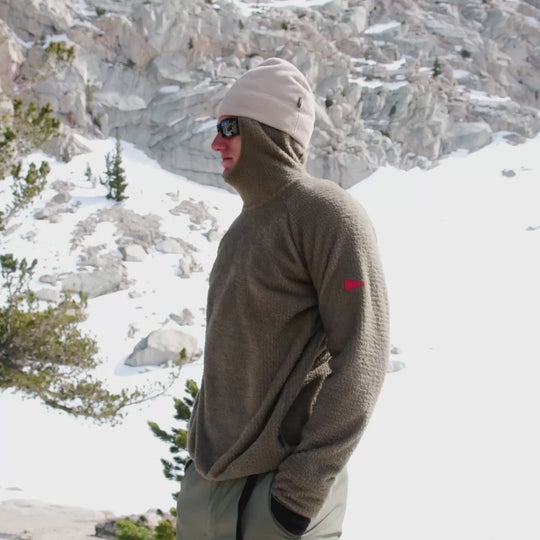 Color:Pumice-Polartec® Alpha Direct Hooded Fleece