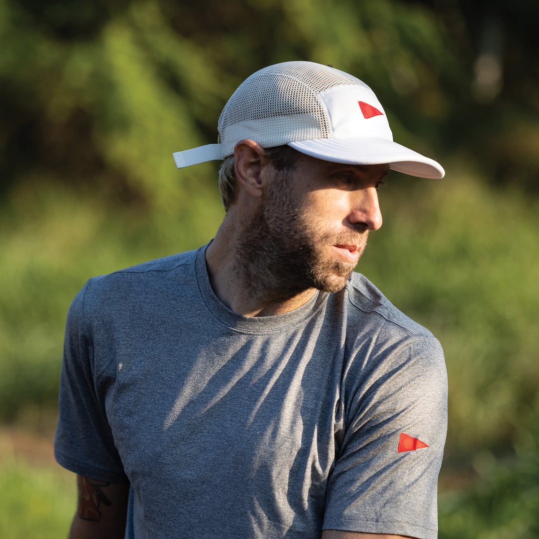 Color:White-Florence Airtex Unstructured Hat -alt