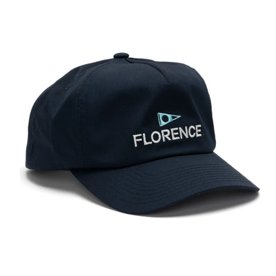 Color:Navy-Florence Logo Twill Hat