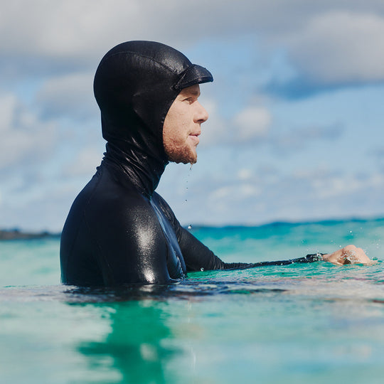 Color:Black-Florence Marine X Long Sleeve Hooded Rashguard