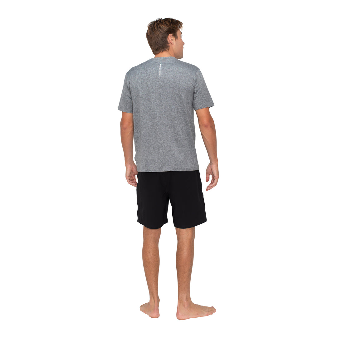 Color:Light Heather Grey-Florence Short Sleeve Active T shirt