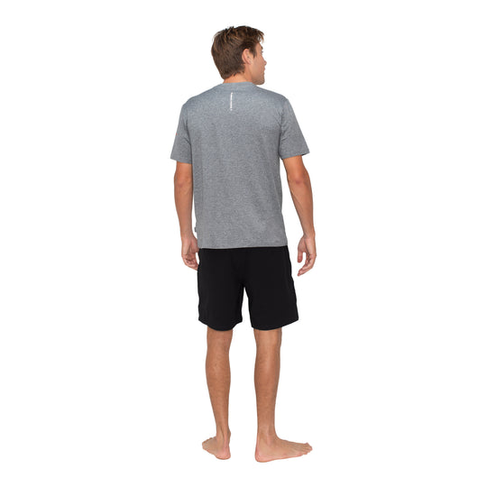 Color:Light Heather Grey-Florence Short Sleeve Active T shirt