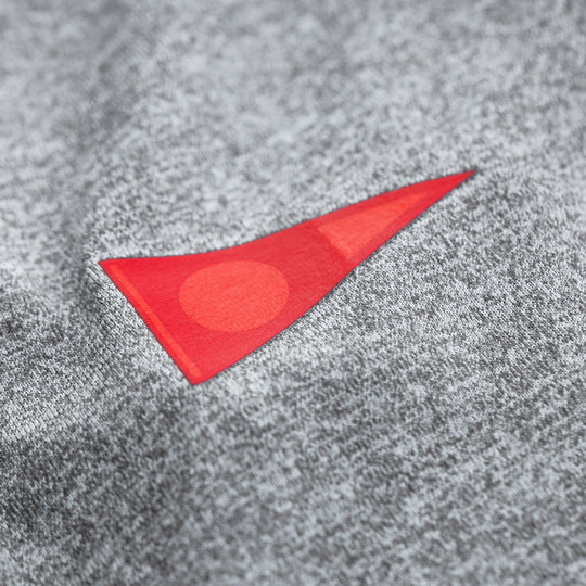 Color:Light Heather Grey-Adapt Long Sleeve Hooded UPF Shirt