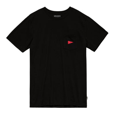 Color:Black-Burgee Pocket T-Shirt