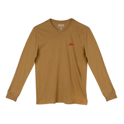 Color:Mustard-Florence Burgee Long Sleeve T-Shirt