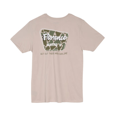 Color:Tan-Florence State Park Organic T-Shirt