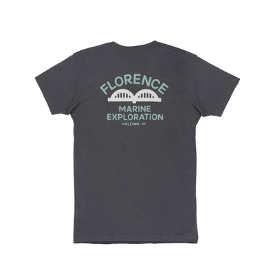 Color:Charcoal-Florence Bridge T-Shirt