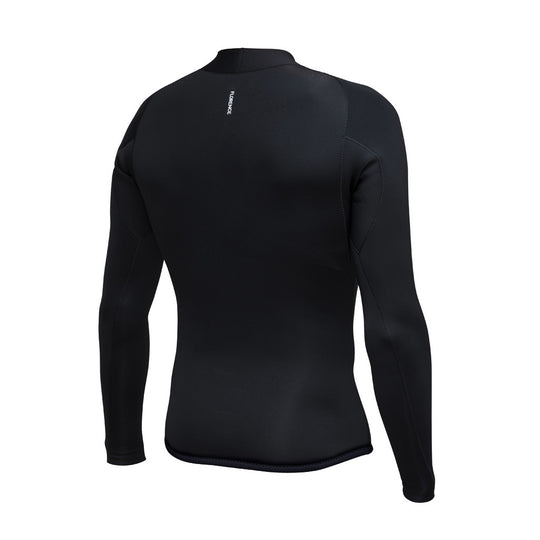Color:Black-1.5MM FlatLock Wetsuit Jacket -alt