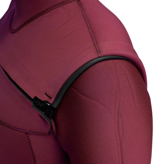 Color:Maroon-Florence Women's 3/2mm Fullsuit